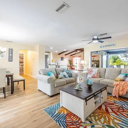 Englewood, Manasota Keys - 2 Bedroom Luxury Villa, Pool, Game Room, 6 Min To Beaches Next To Canal Exterior photo